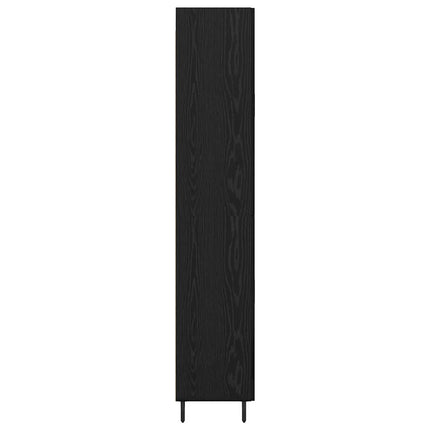Highboard 2 stk. Sort eg 69,5 x 34 x 180 cm Konstrueret træ