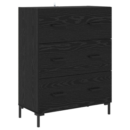 Highboard Sort eg 69,5 x 34 x 180 cm Konstrueret træ