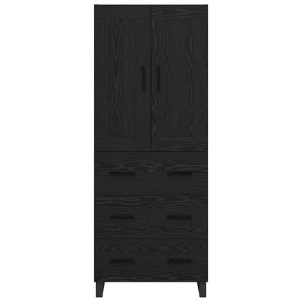 Highboard 2 stk. Sort eg 69,5 x 34 x 180 cm