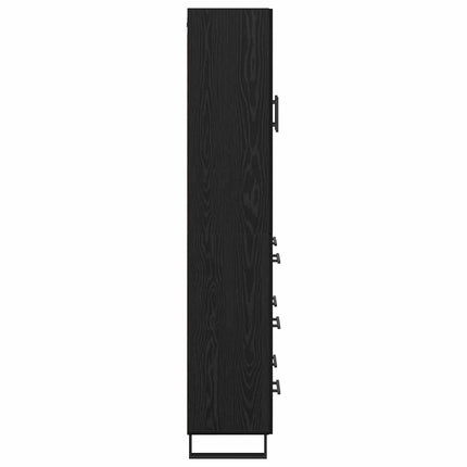 Highboard 2 stk. Sort eg 69,5 x 34 x 180 cm