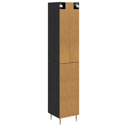 Highboard 2 pcs Sort eg Glas
