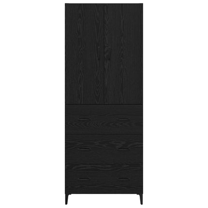 Highboard Sort eg 69,5 x 34 x 180 cm Konstrueret træ