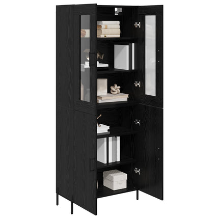 Highboard Sort eg 69,5 x 34 x 180 cm Konstrueret træ