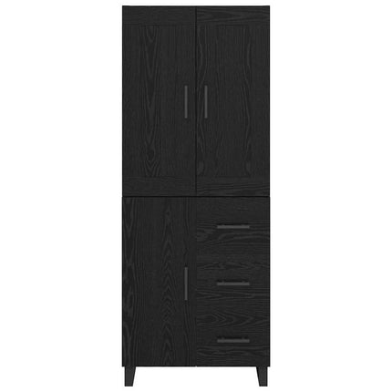Highboard 2 stk. Sort eg 69,5 x 34 x 180 cm