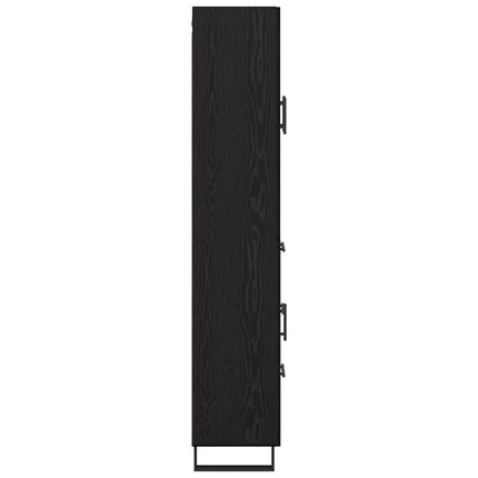 Highboard 2 stk. Sort eg 69,5 x 34 x 180 cm