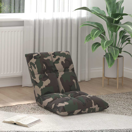 Justerbar Gulvstol Army Grøn Stof