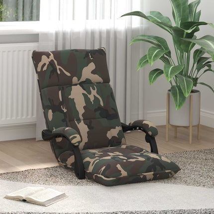 Justerbar Gulvstol Army Grøn Stof