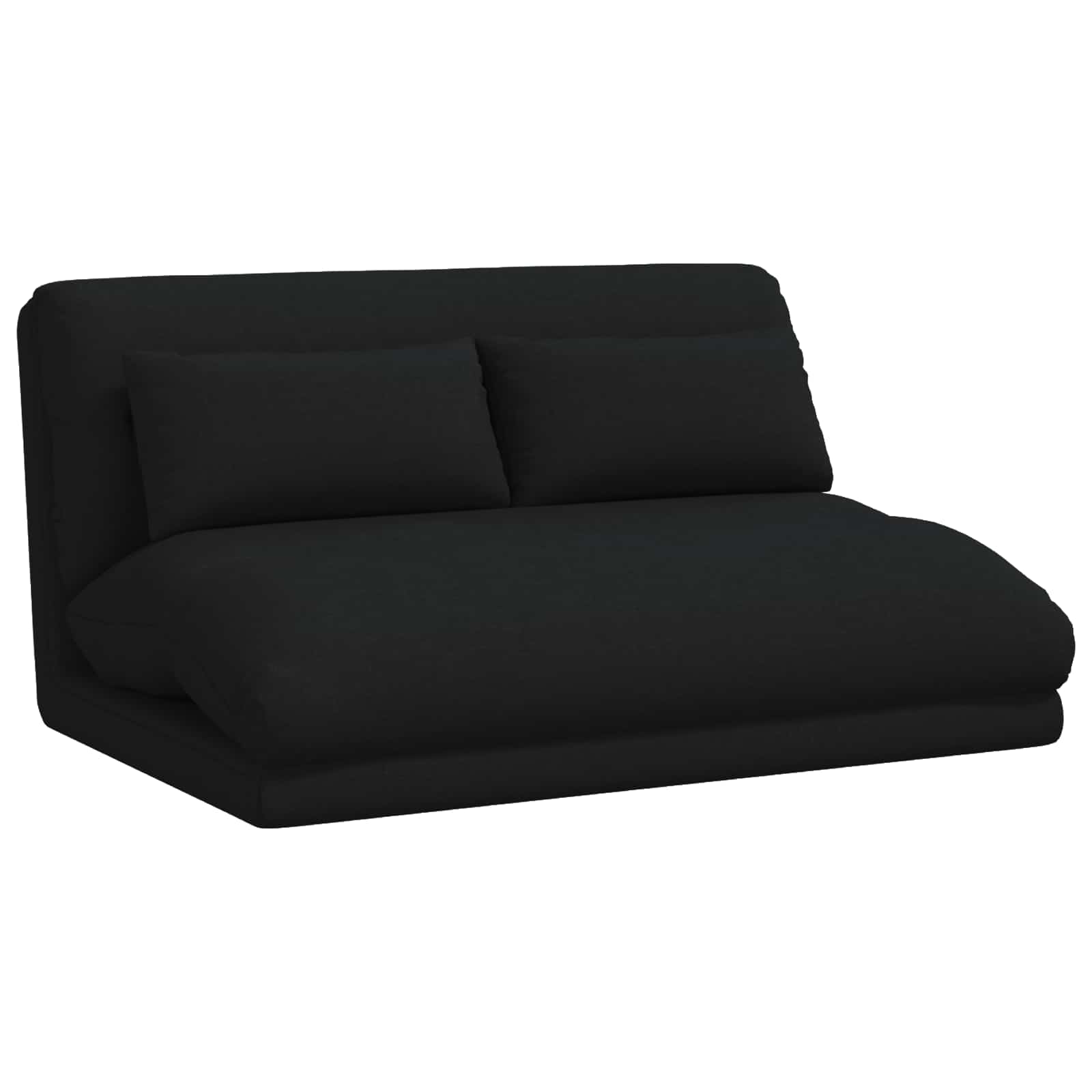 Justerbar Gulvstol Sort Stof
