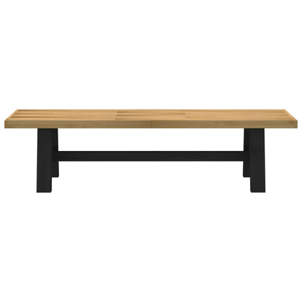 Spisebænk NOAIN 160 x 41 x 45 cm Massivt fyrretræ Naturfarvet