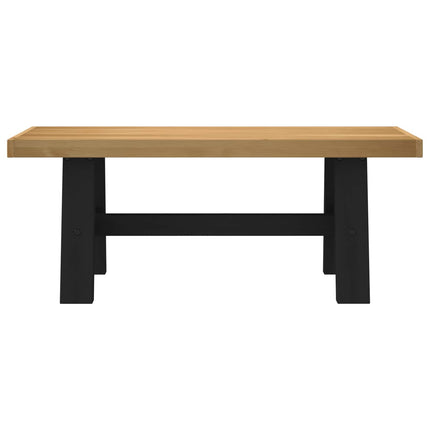 Spisebænk NOAIN 120 x 41 x 45 cm Massivt fyrretræ Naturfarvet