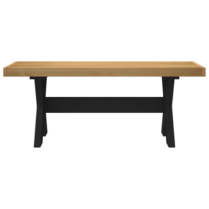 Spisebænk NOAIN 120 x 41 x 45 cm Massivt fyrretræ Naturfarvet
