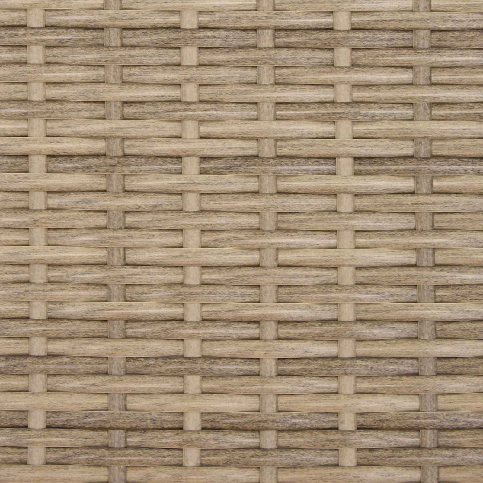 Lænestol med teplade med pude 62 x 64 x 112 cm polyrattan
