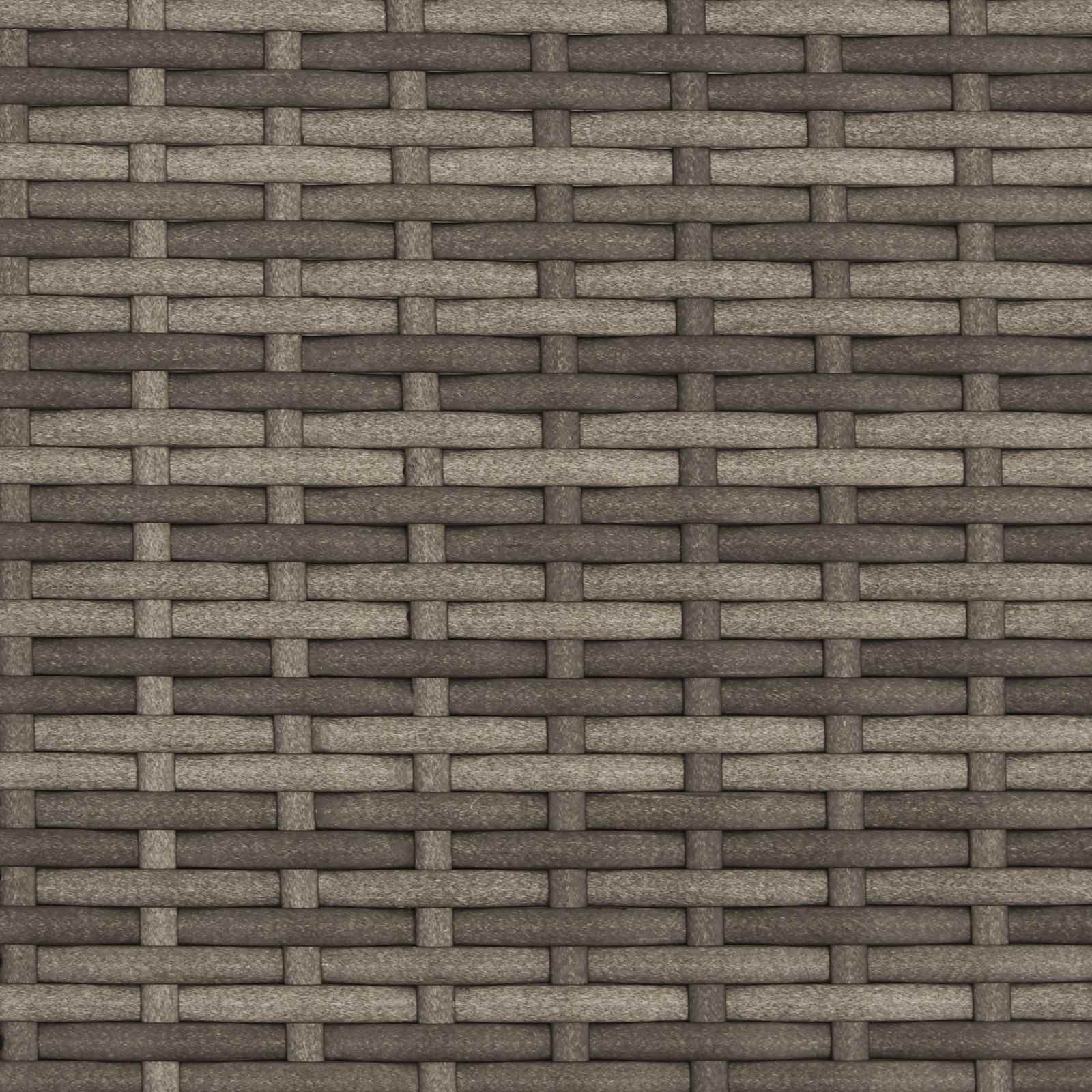 Lænestol med teplade med pude 62 x 64 x 112 cm polyrattan