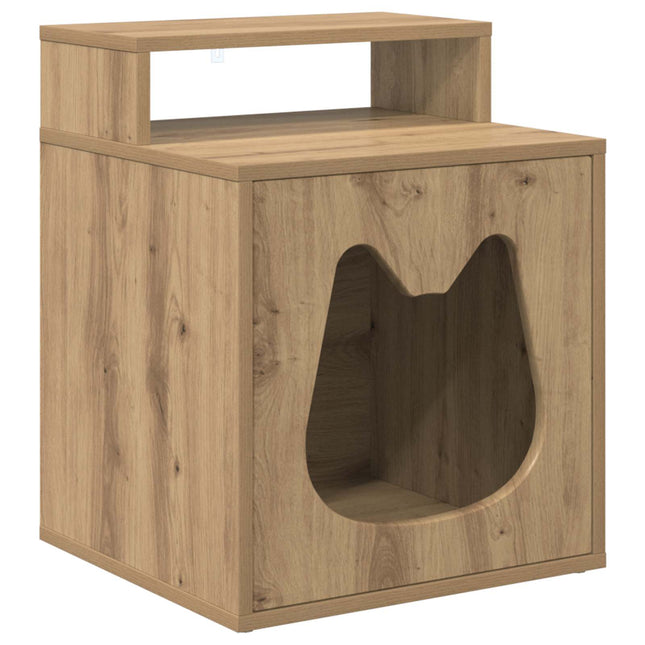 Kat Hus Artisan-eg 42,5 x 40 x 53,5 cm Konstrueret træ