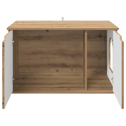 Kat Hus Artisan eg 85 x 55 x 50,5 cm Konstrueret træ