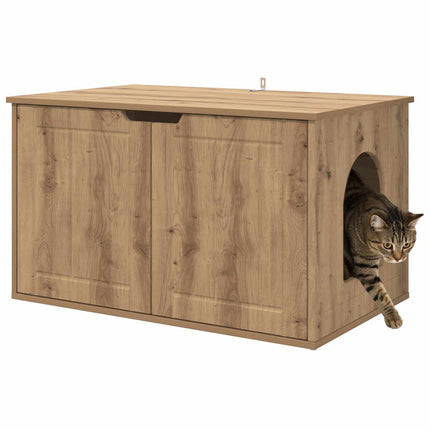Kat Hus Artisan eg 85 x 55 x 50,5 cm Konstrueret træ