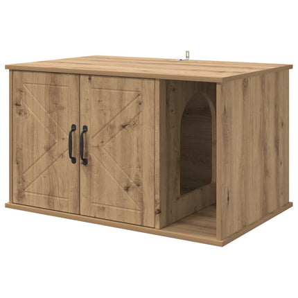 Kat Hus Artisan eg 85 x 55 x 50,5 cm Konstrueret træ