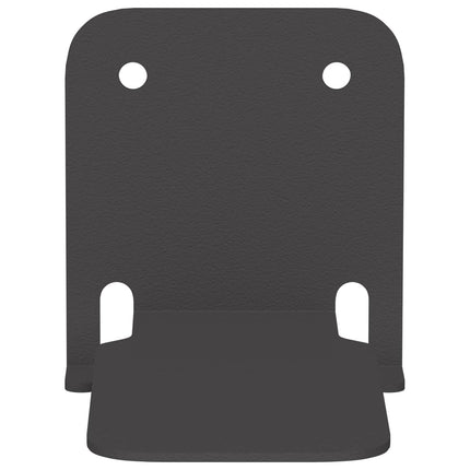 Usynlig flydende hylde Vægmonteret 24 stk. Sort 6 x 11 x 6,5 cm