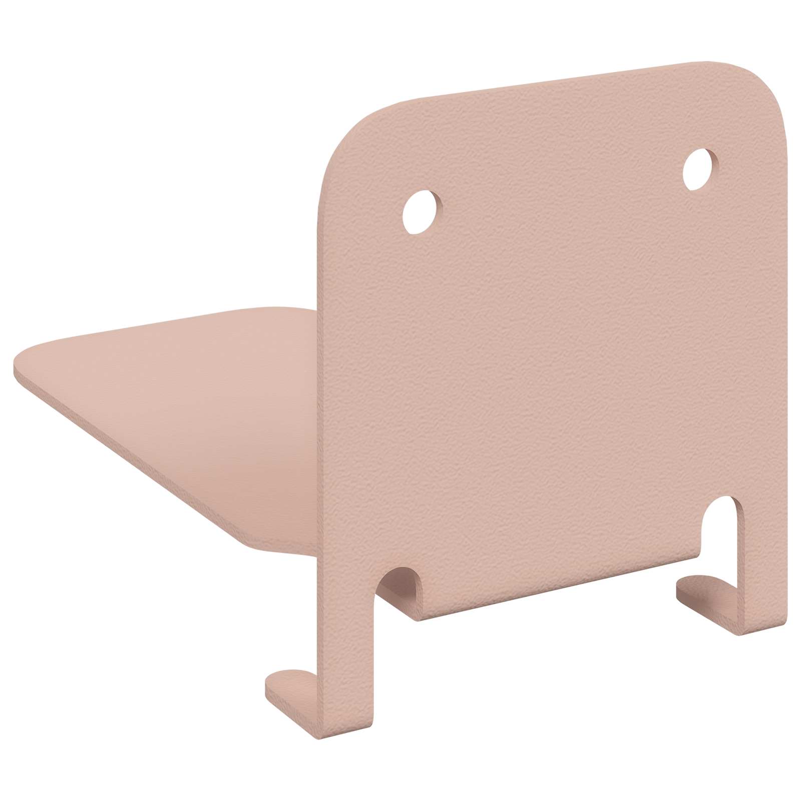 Svævende hylde med hylde 24 pcs Lyserød 6 x 10,8 x 6,6 cm