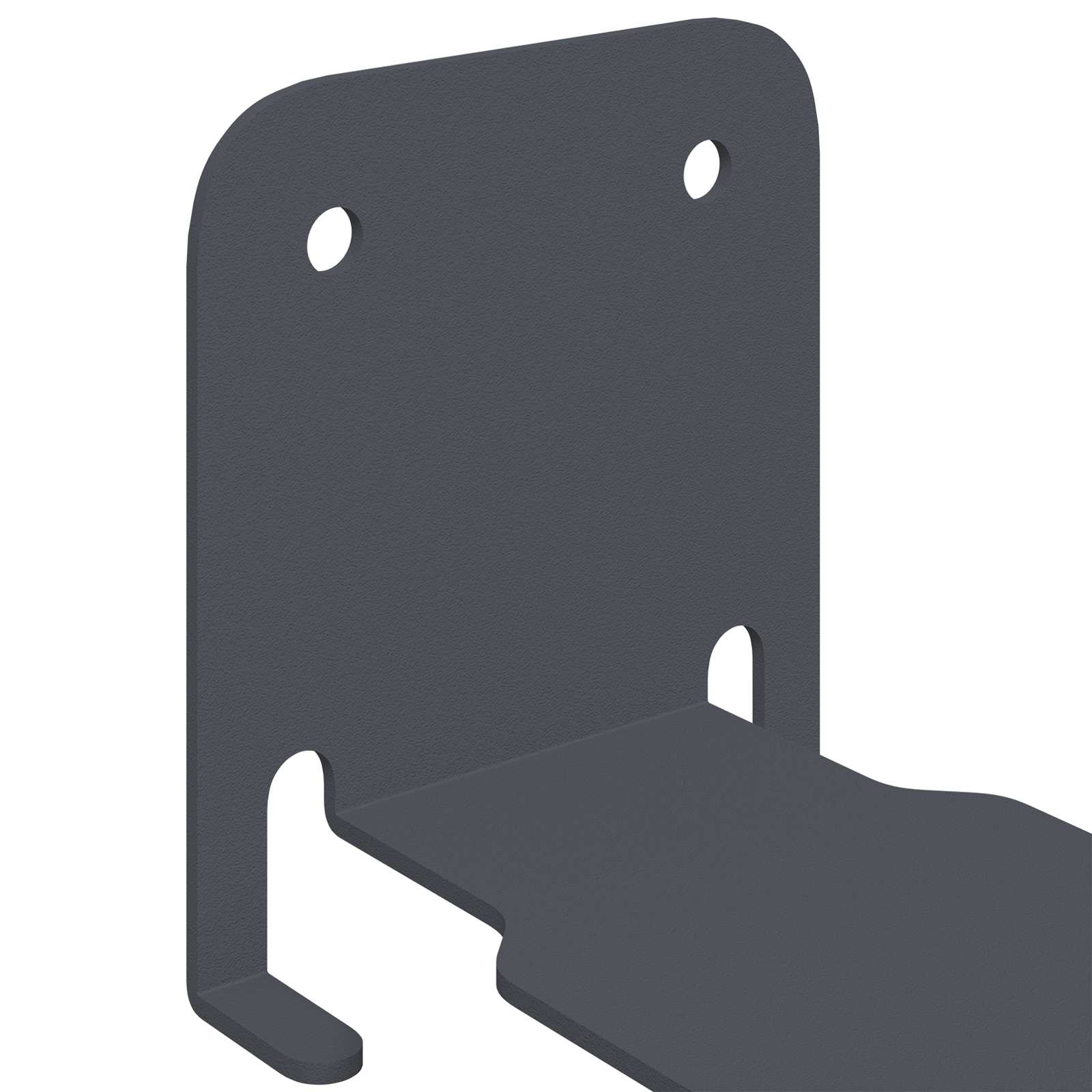 Svævende hylde med hylde 8 pcs Antracit 6 x 10,8 x 6,6 cm