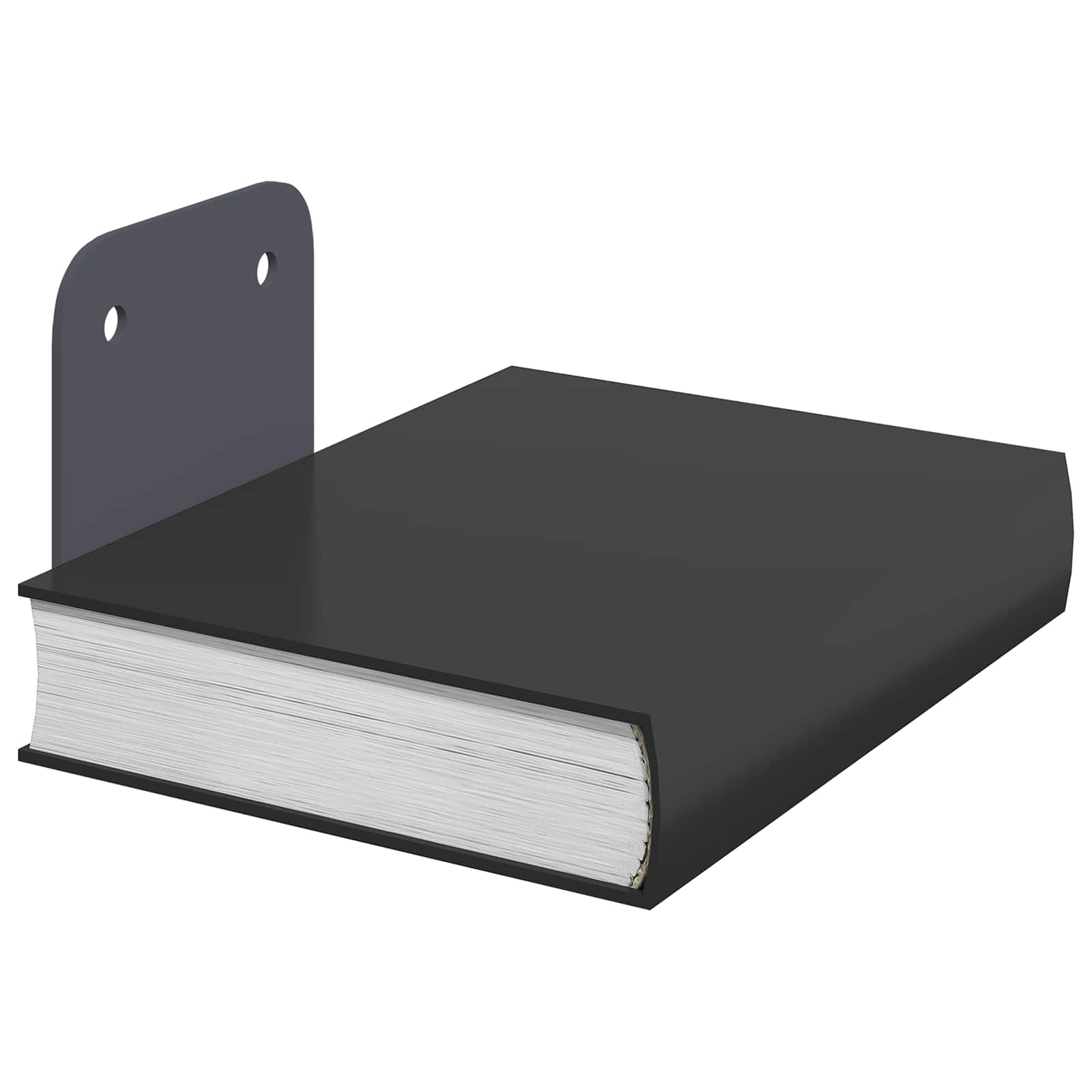 Svævende hylde med hylde 8 pcs Antracit 6 x 10,8 x 6,6 cm