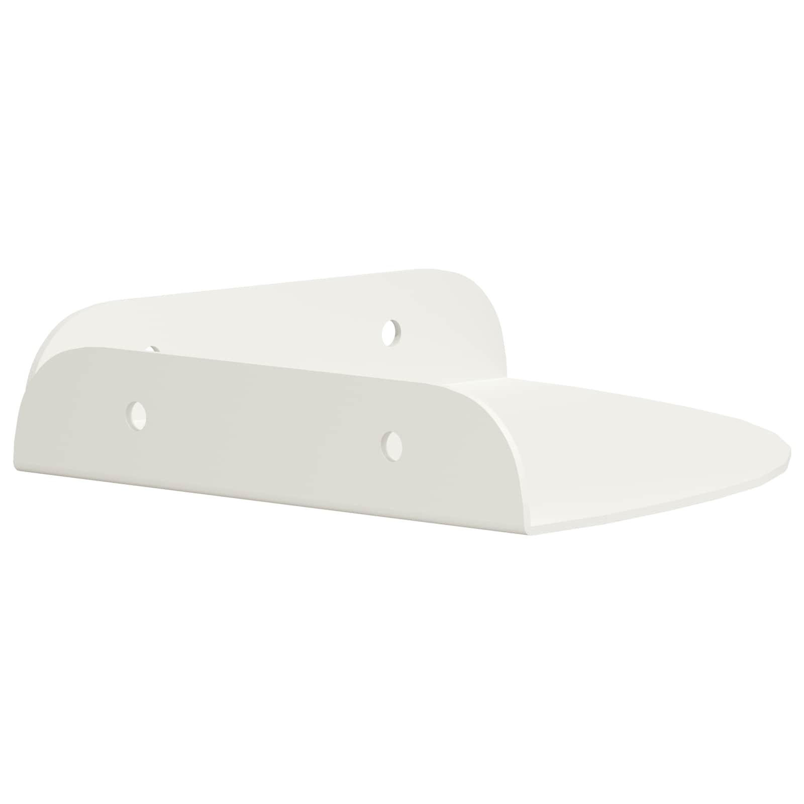 Svævende hylde med hylde 2 pcs Hvid 15 x 15 x 2 cm