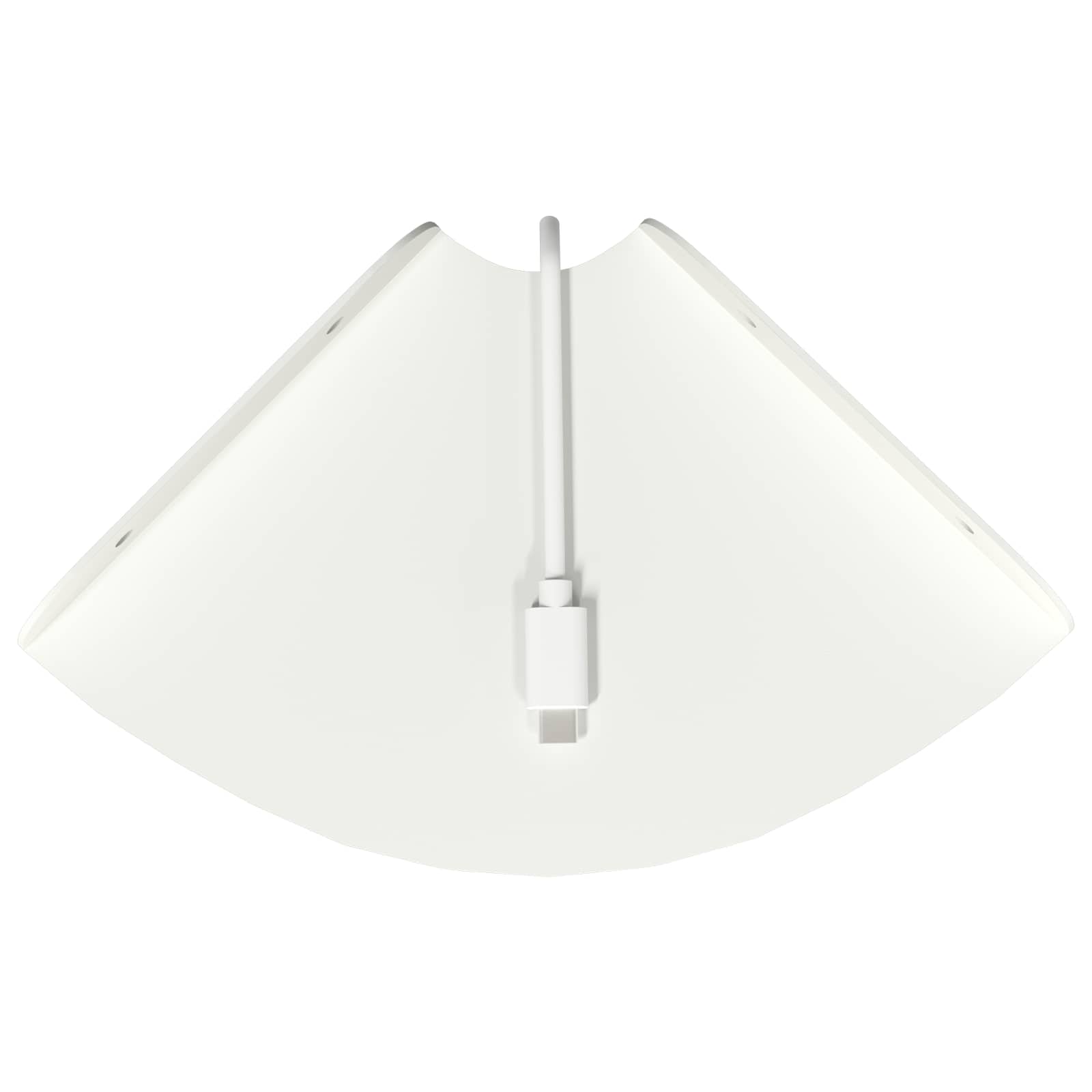 Svævende hylde med hylde 4 pcs Hvid 15 x 15 x 2 cm