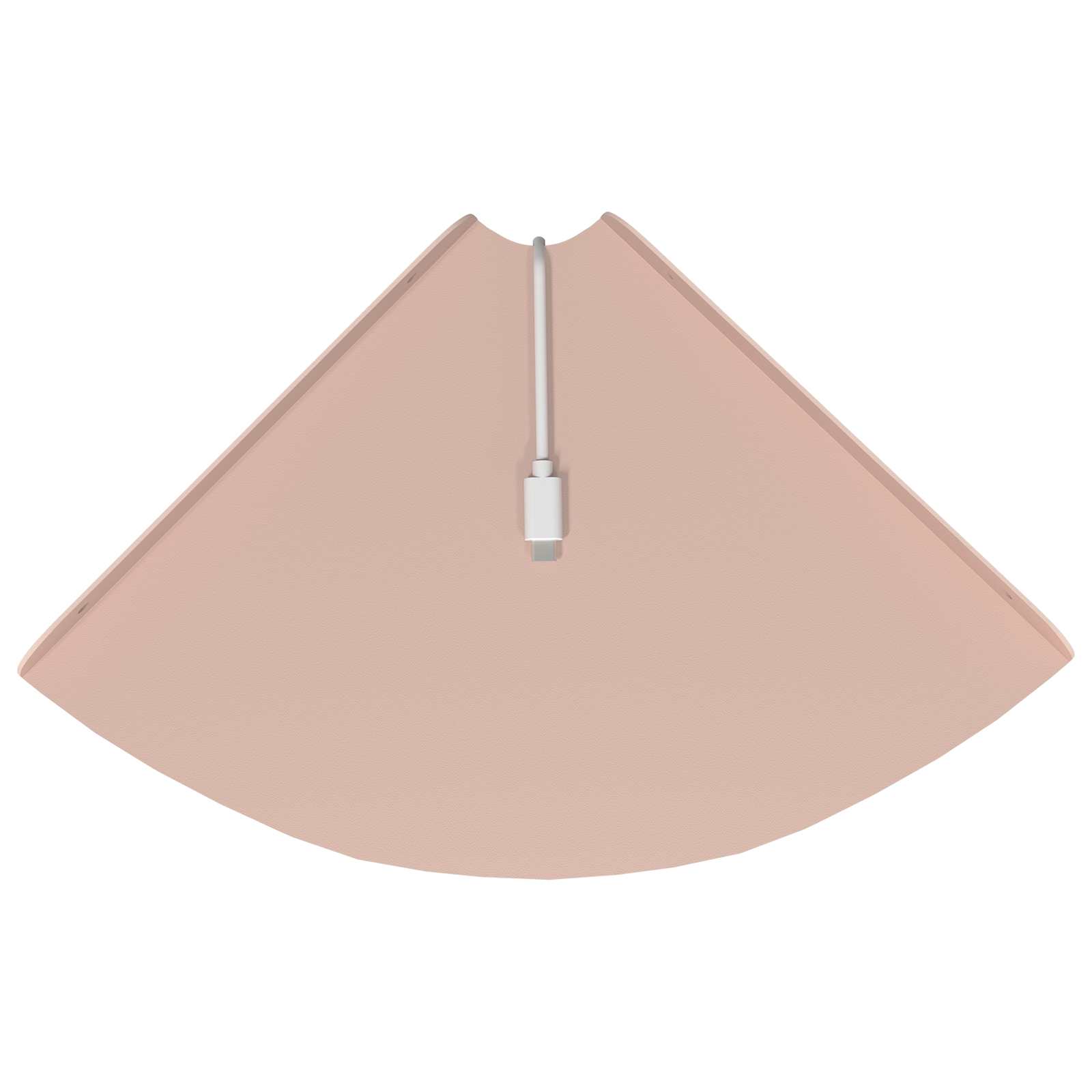 Svævende hylde med hylde 2 pcs Lyserød 24 x 24 x 2 cm