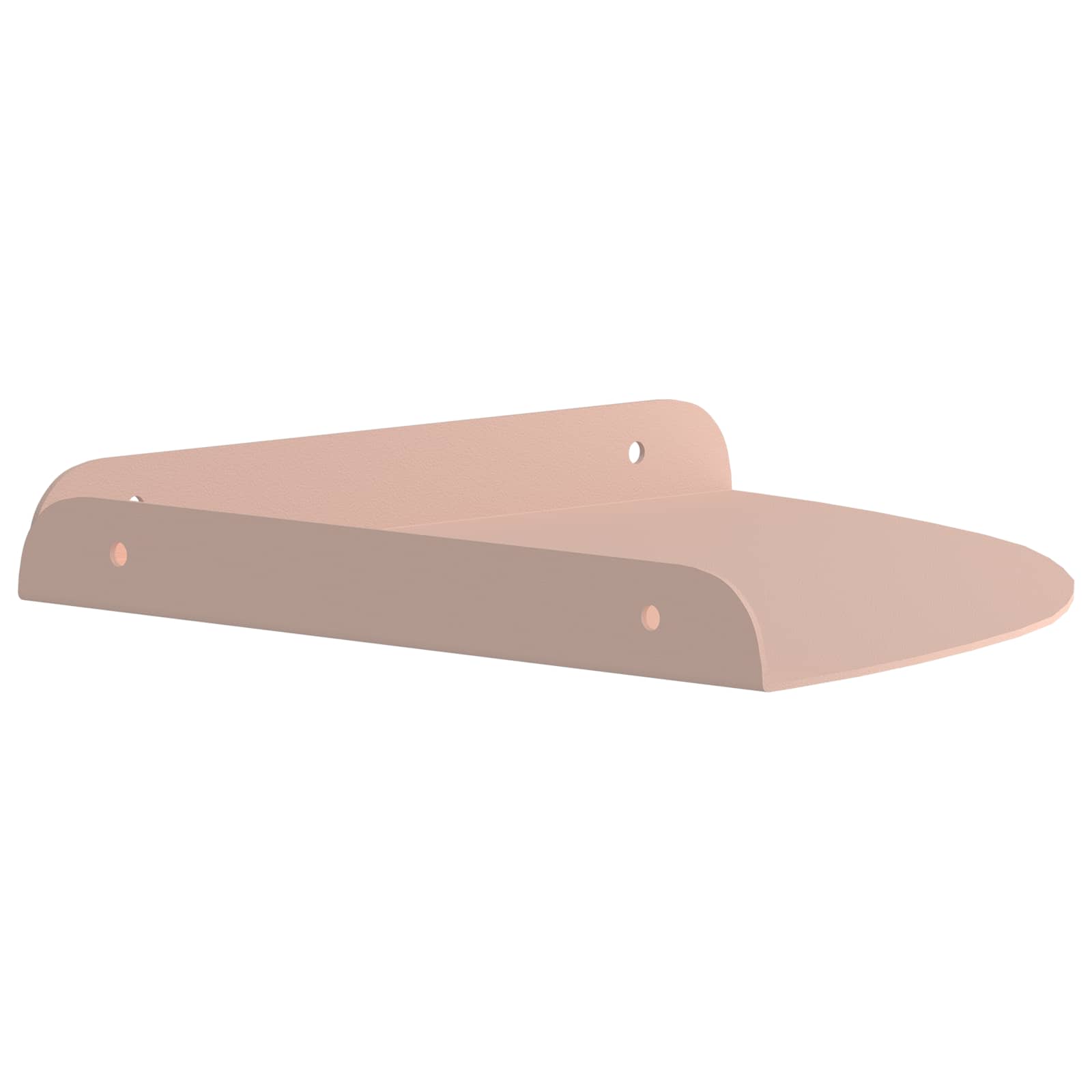 Svævende hylde med hylde 2 pcs Lyserød 24 x 24 x 2 cm