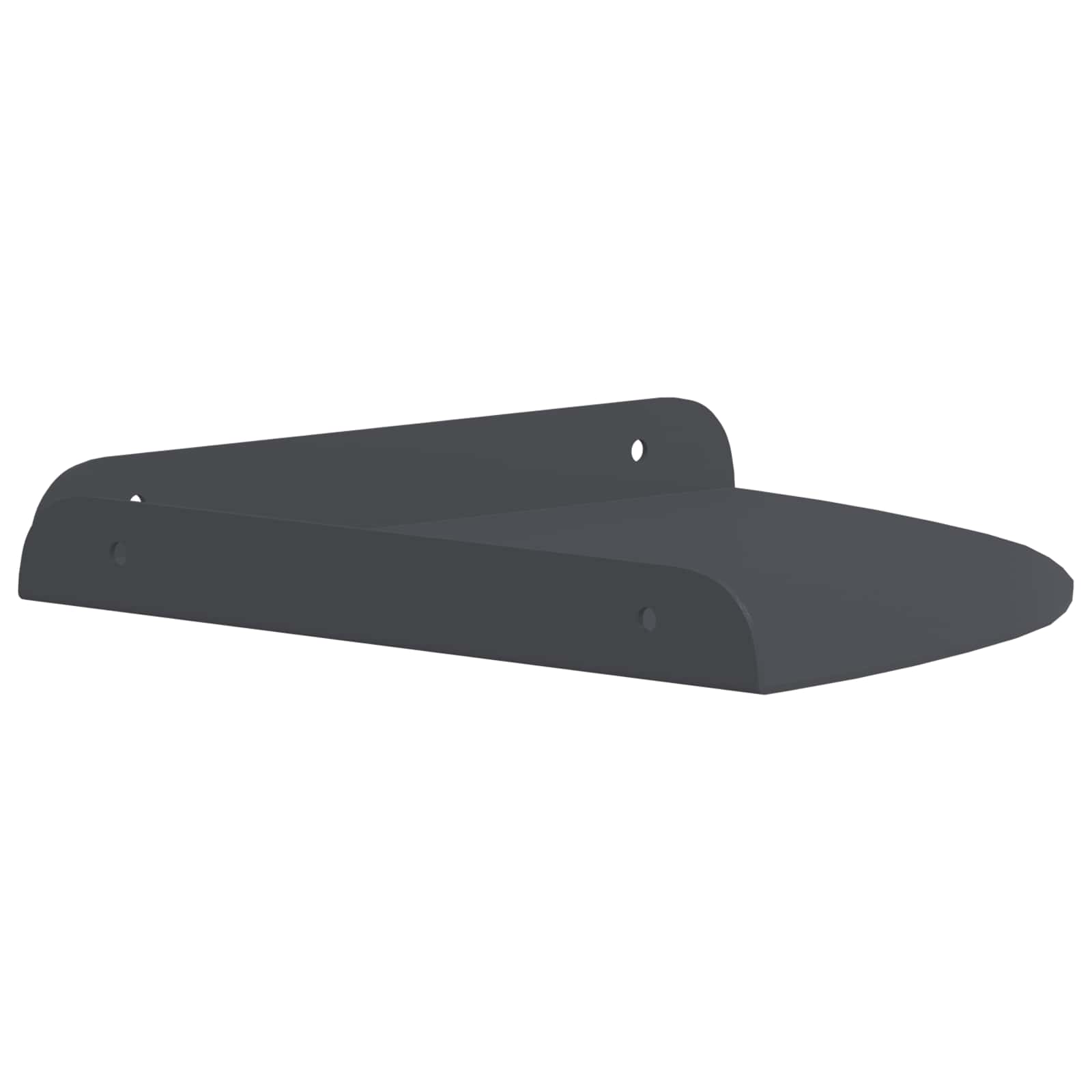 Svævende hylde med hylde 4 pcs Antracit 24 x 24 x 2,3 cm