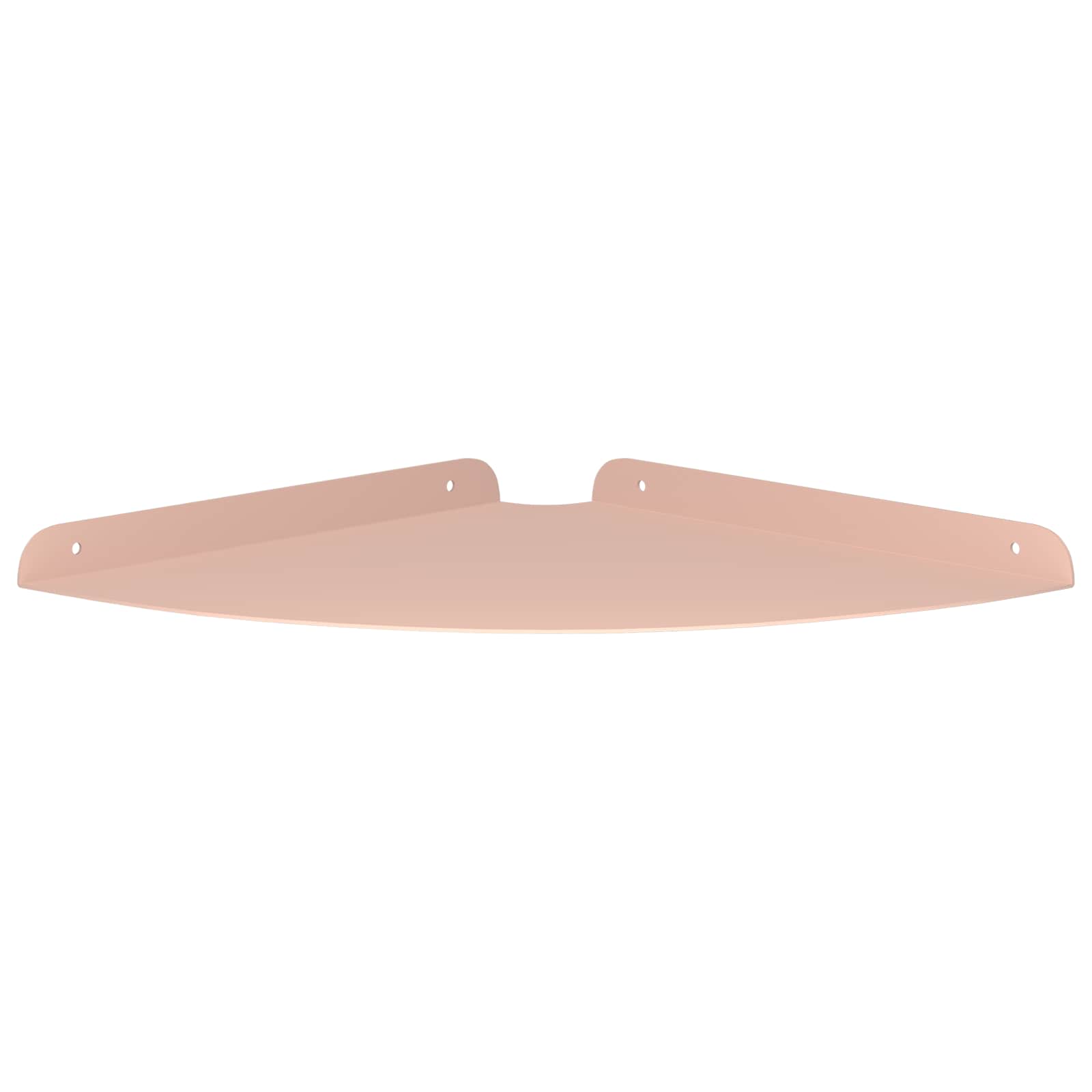 Svævende hylde med hylde 2 pcs Lyserød 30 x 30 x 2 cm