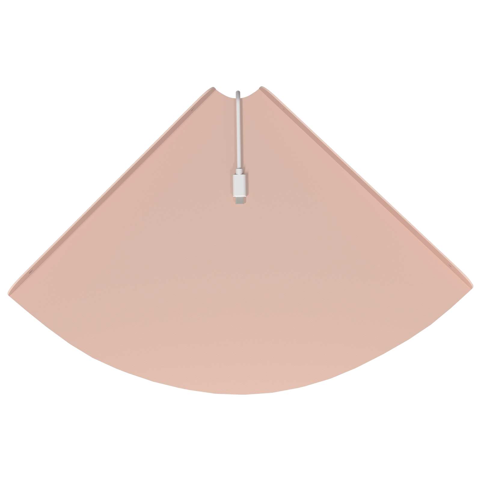 Svævende hylde med hylde 2 pcs Lyserød 30 x 30 x 2 cm