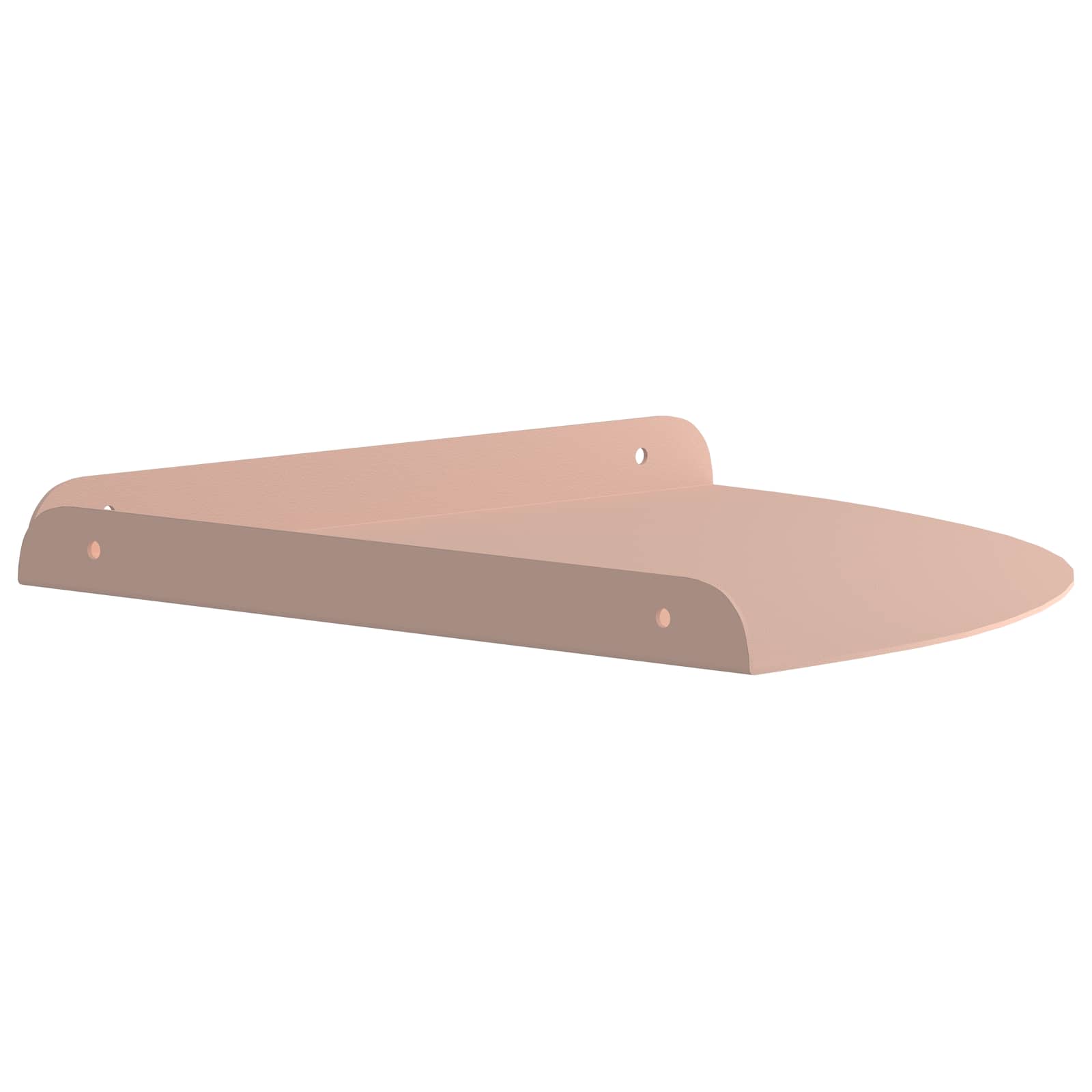Svævende hylde med hylde 4 pcs Lyserød 30 x 30 x 2 cm