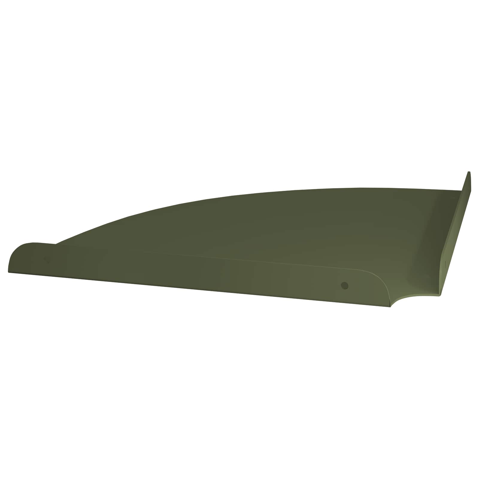 Svævende hylde med hylde 2 pcs Oliven grøn 30 x 30 x 2 cm