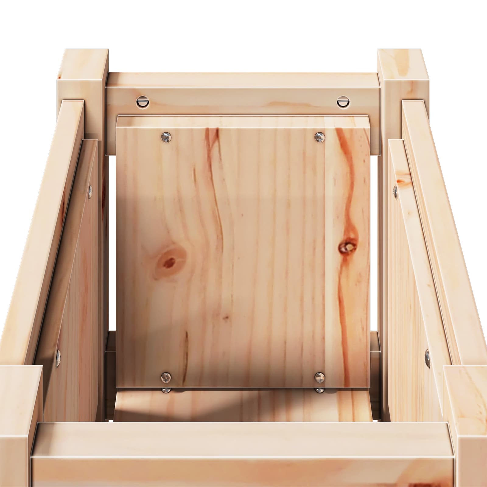 Have Blomsterkrukke Natur 31 x 31 x 70 cm Massiv fyrretræ