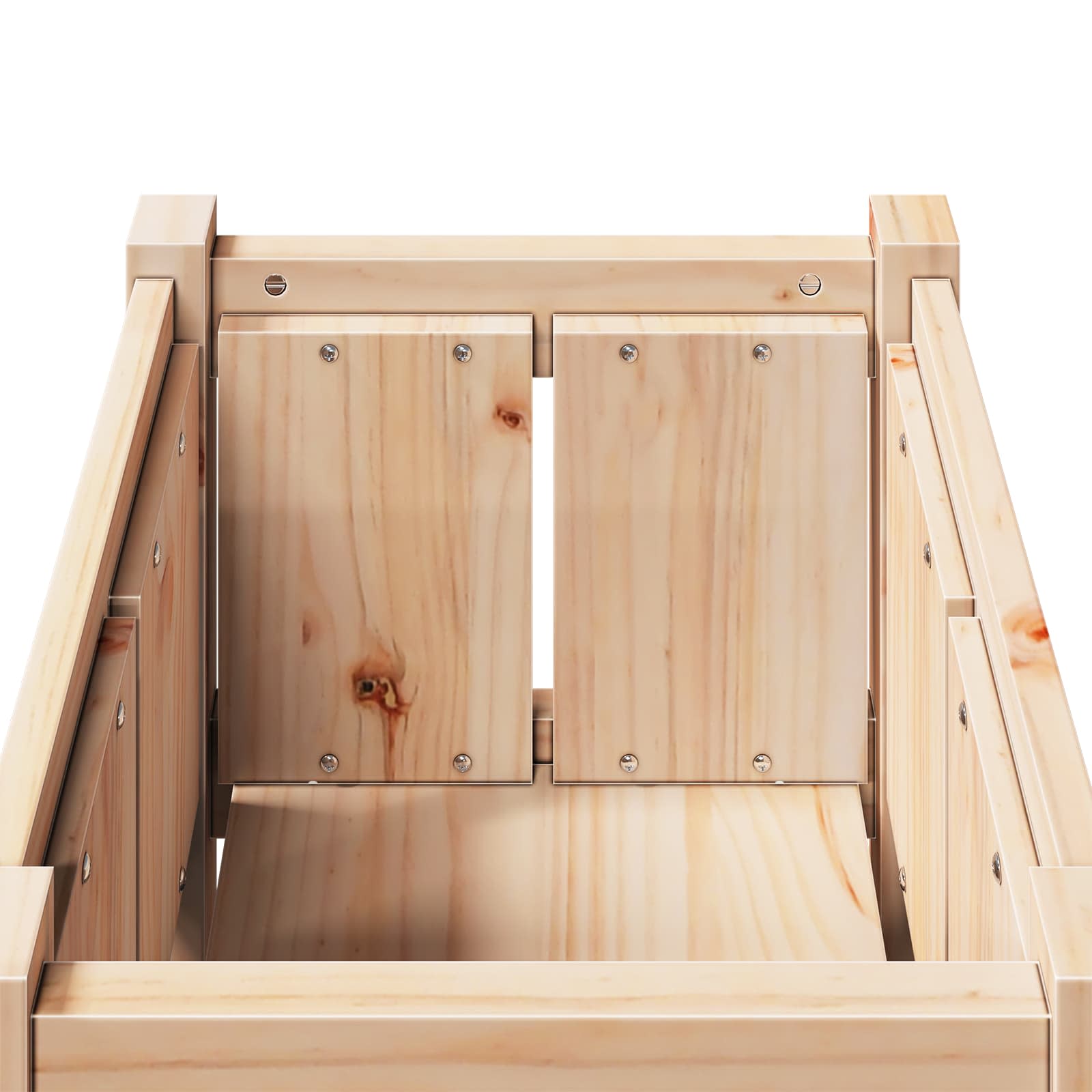 Have Blomsterkrukke Natur 40 x 40 x 70 cm Massiv fyrretræ