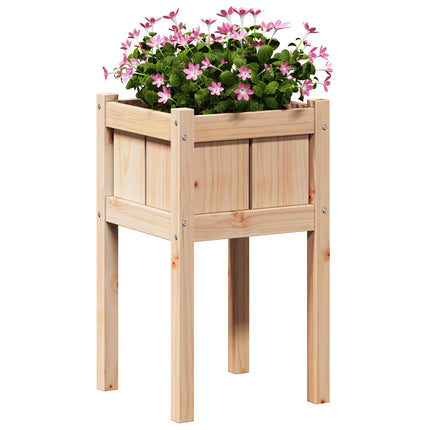 Have Blomsterkrukke Natur 40 x 40 x 70 cm Massiv fyrretræ
