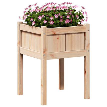 Have Blomsterkrukke Natur 50 x 50 x 70 cm Massiv fyrretræ