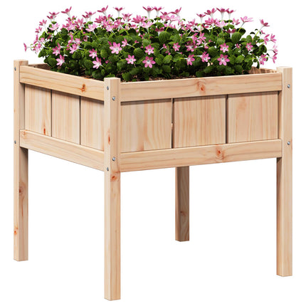 Have Blomsterkrukke Natur 70 x 70 x 70 cm Massiv fyrretræ