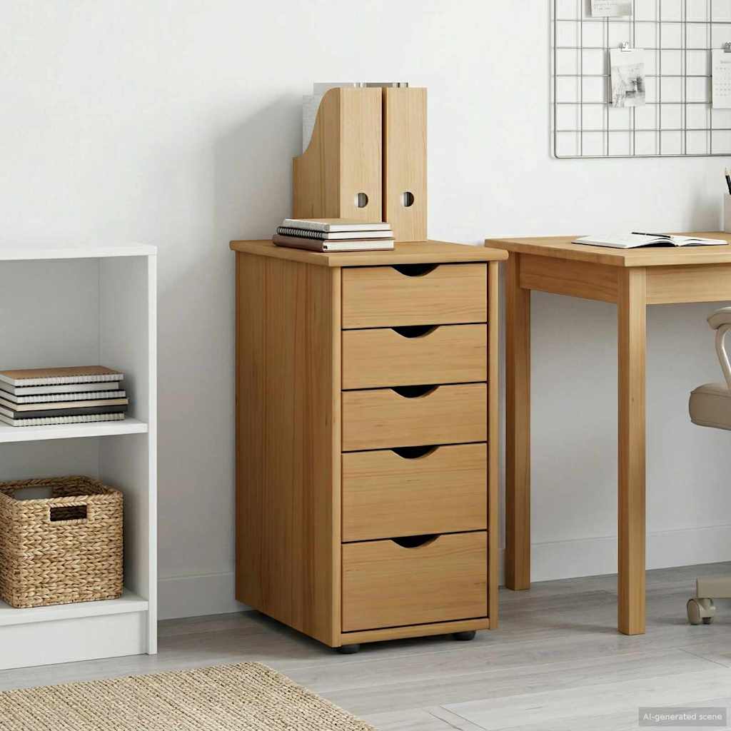 Kabinet Honningbrun 34 x 39 x 61,5 cm Massivt fyrretræ