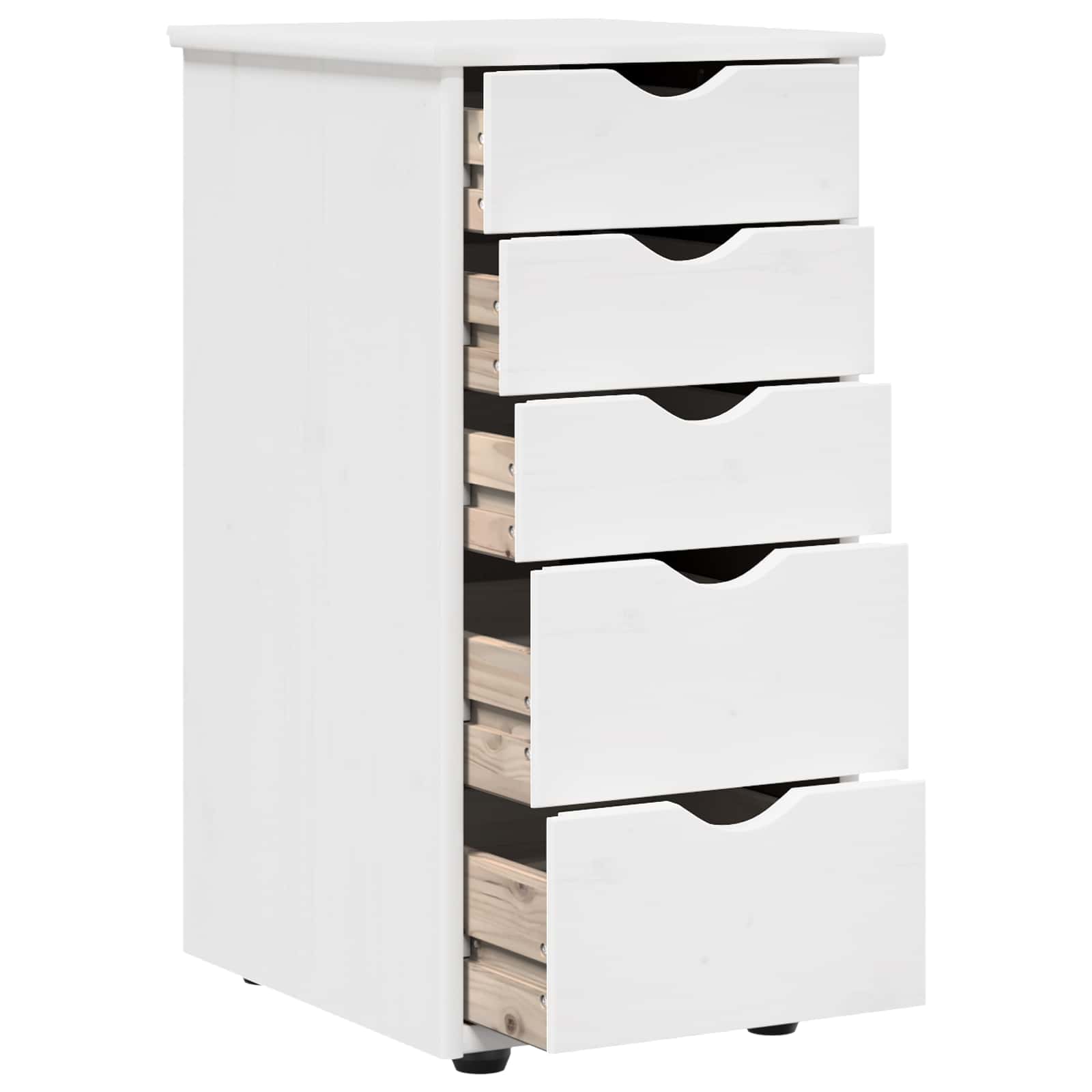 Kabinet Hvid 34 x 39 x 61,5 cm Massivt fyrretræ