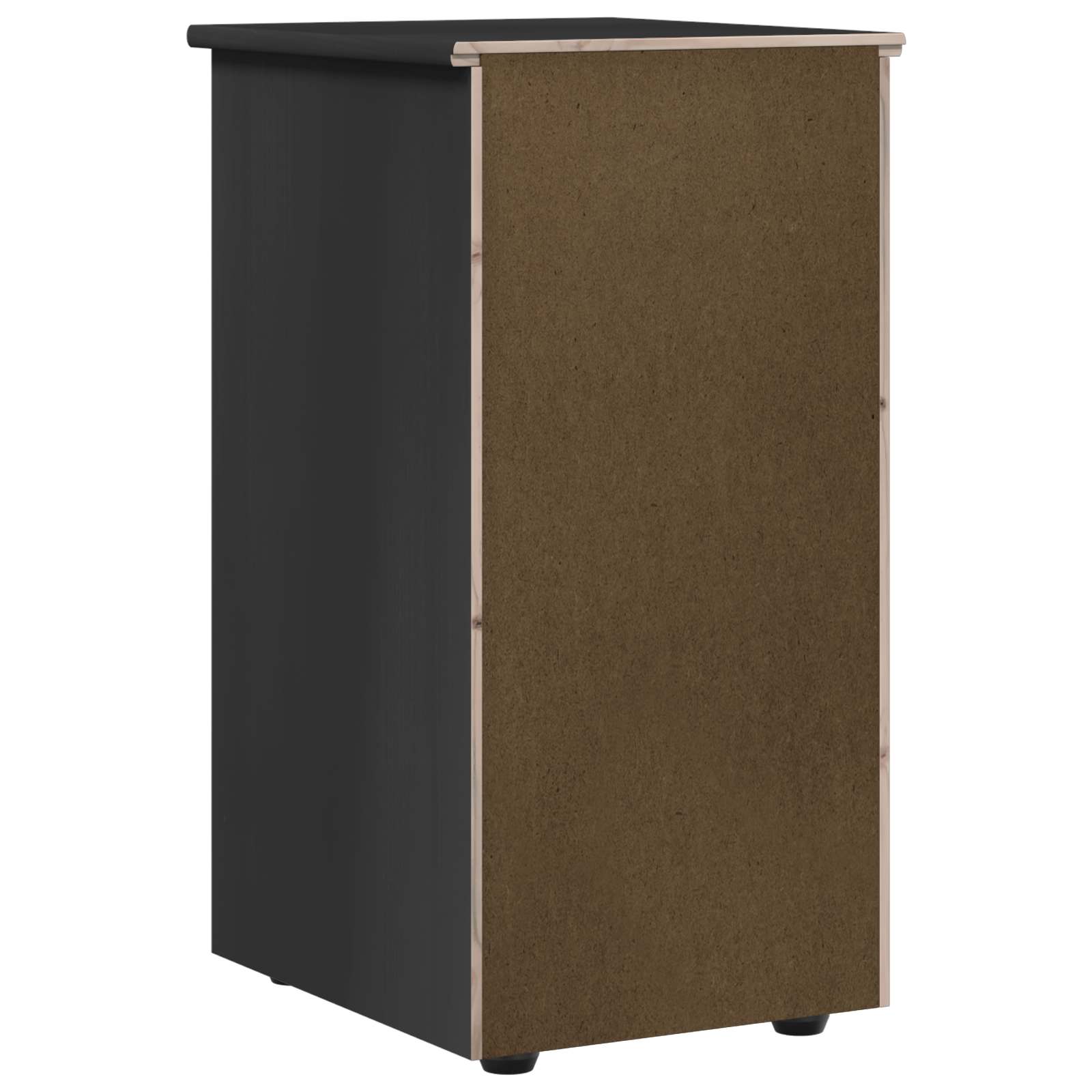 Kabinet Sort 34 x 39 x 61,5 cm Massivt fyrretræ