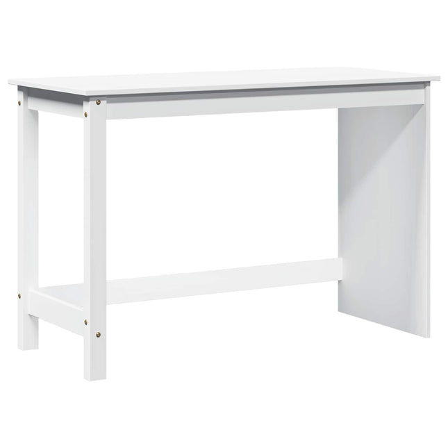 Bord Hvid 112 x 50 x 75 cm Massivt fyrretræ