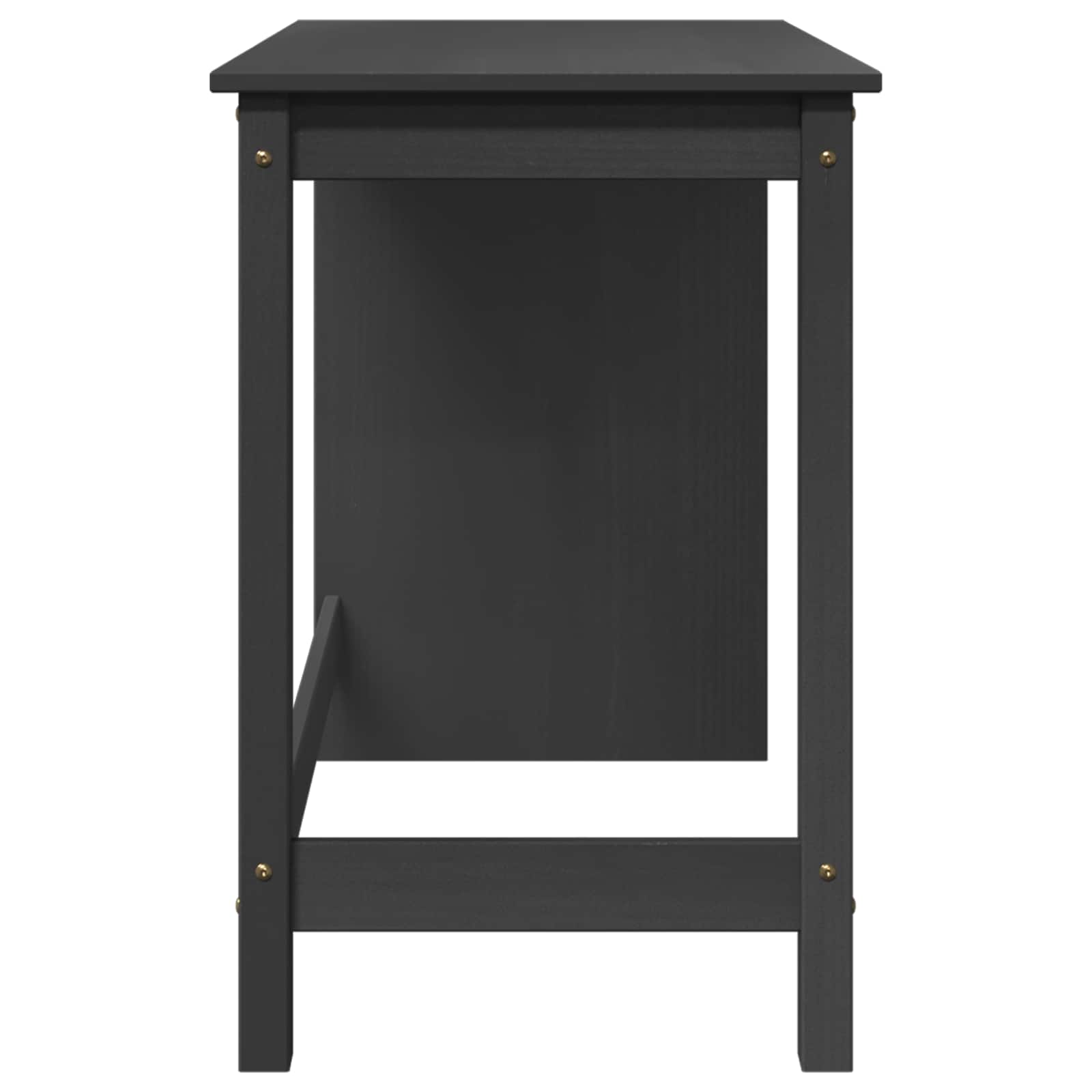 Bord Grå 112 x 50 x 75 cm Massivt fyrretræ