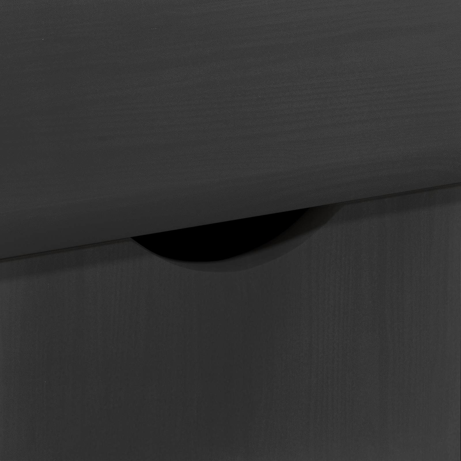 Rullende skab med hjul Grå 100 x 39 x 65,5 cm Massivt fyrretræ
