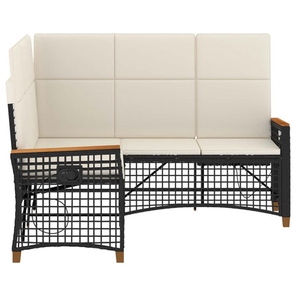 Havemøbel-set med reclining sofa 5-Antal sæder