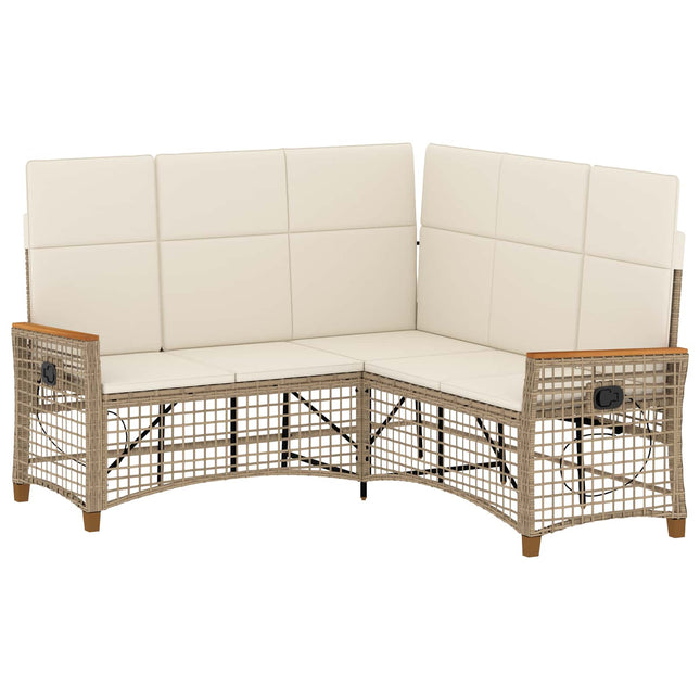 Havemøbel-set med reclining sofa 5-Antal sæder