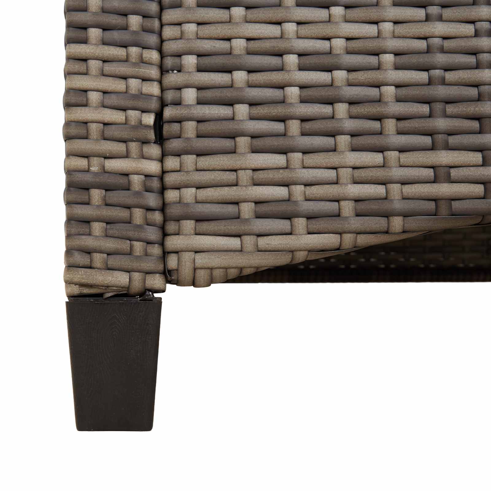 Havebænk med pude 105 x 60 x 112 cm stål