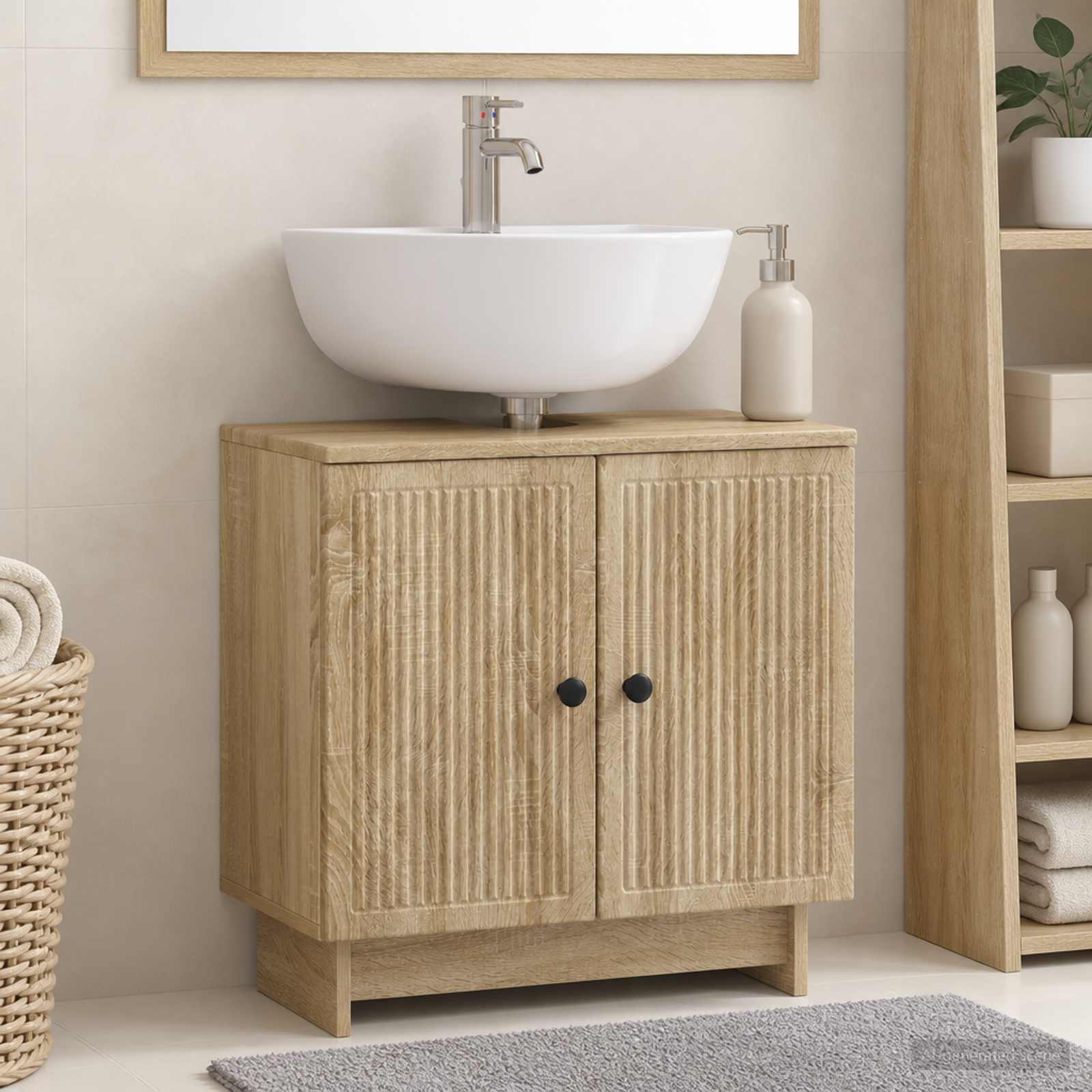 Badevrelsesskabsunder EDE Sonoma-eg 59,5 x 31,5 x 59 cm