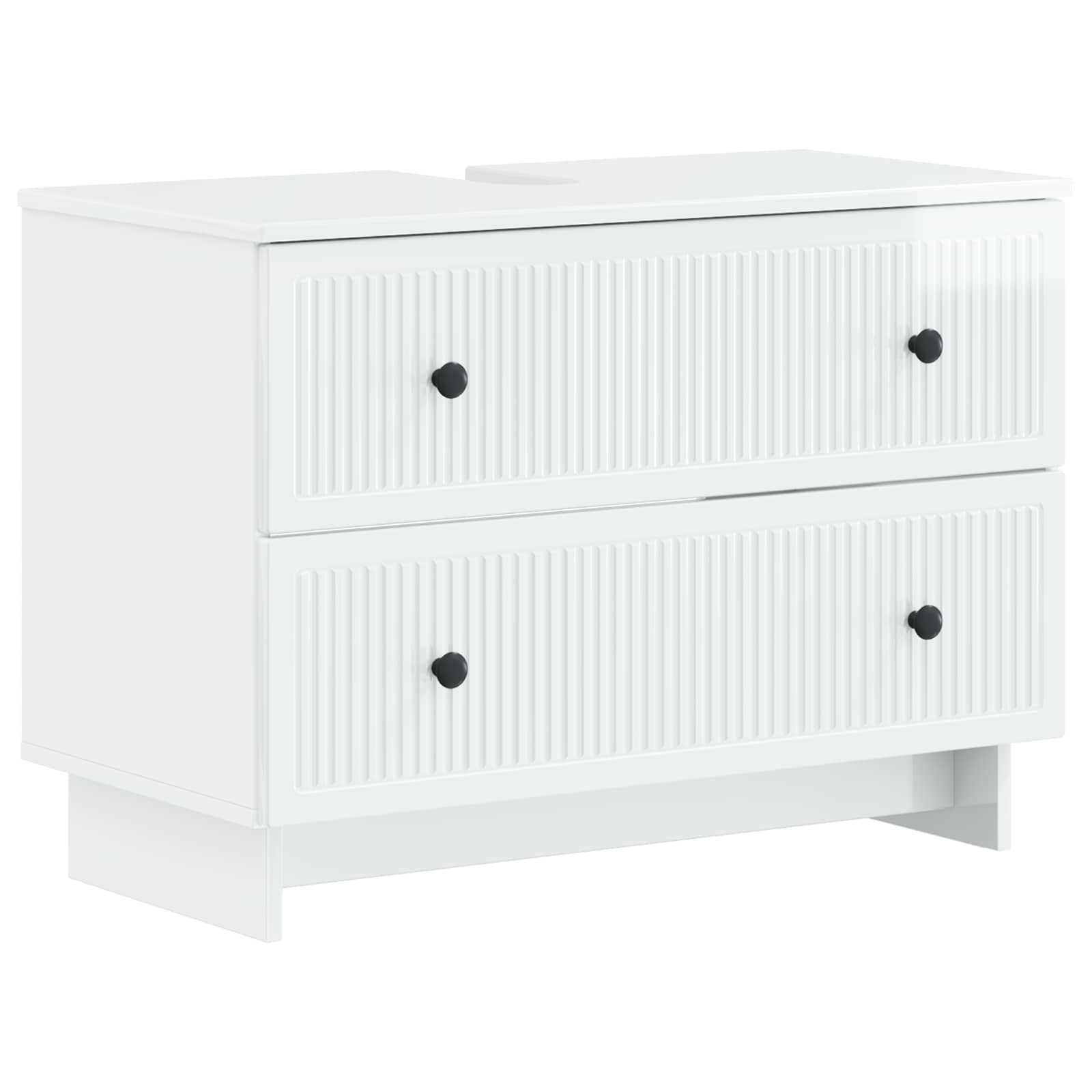 Badevrelsesskabsunder EDE Hvid hjglans 82 x 41 x 59 cm